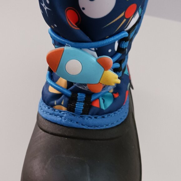 Sole Unisex Youth Insulated Waterproof Winter Snow Boots Rockets Blue  Size 7 - Picture 9 of 13